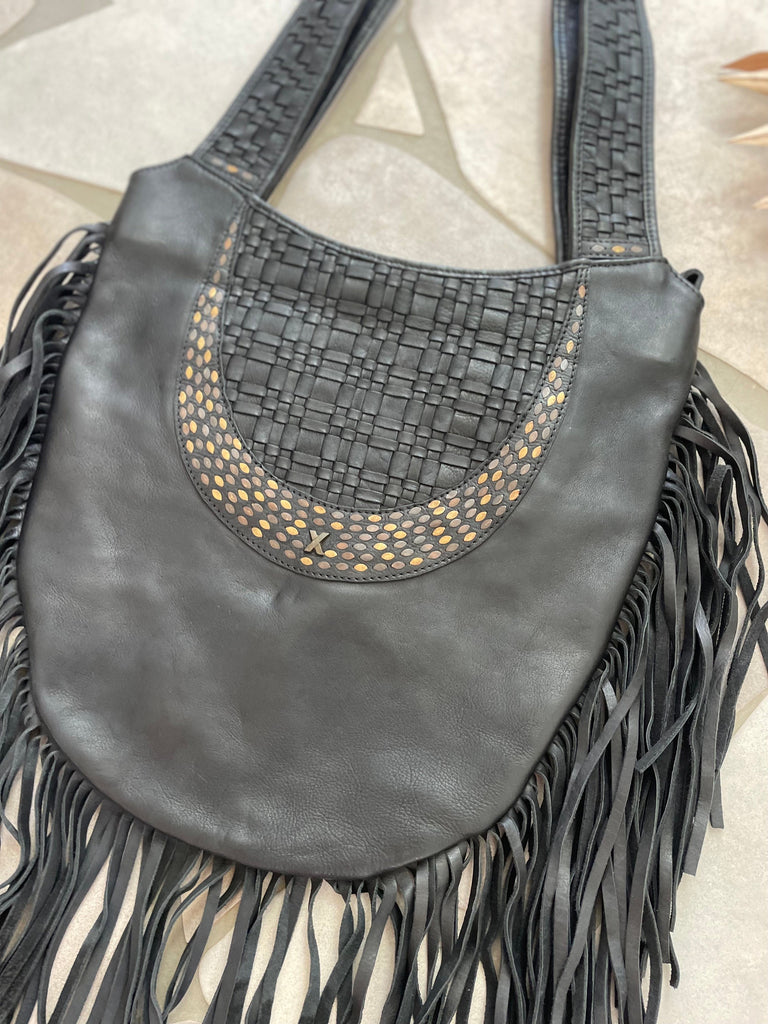 Mahiya Leather Bags Black Valetta Bag Black