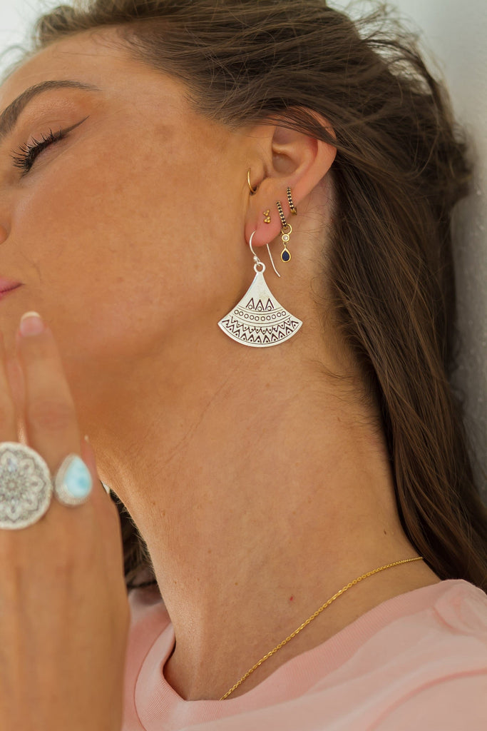 Mahiya Jewellery Zarli Silver earrings