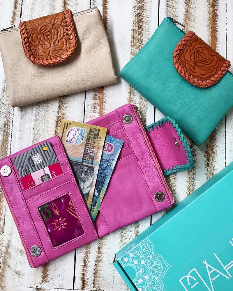 Mahiya Wallets & Clutches Kaya Leather Wallet
