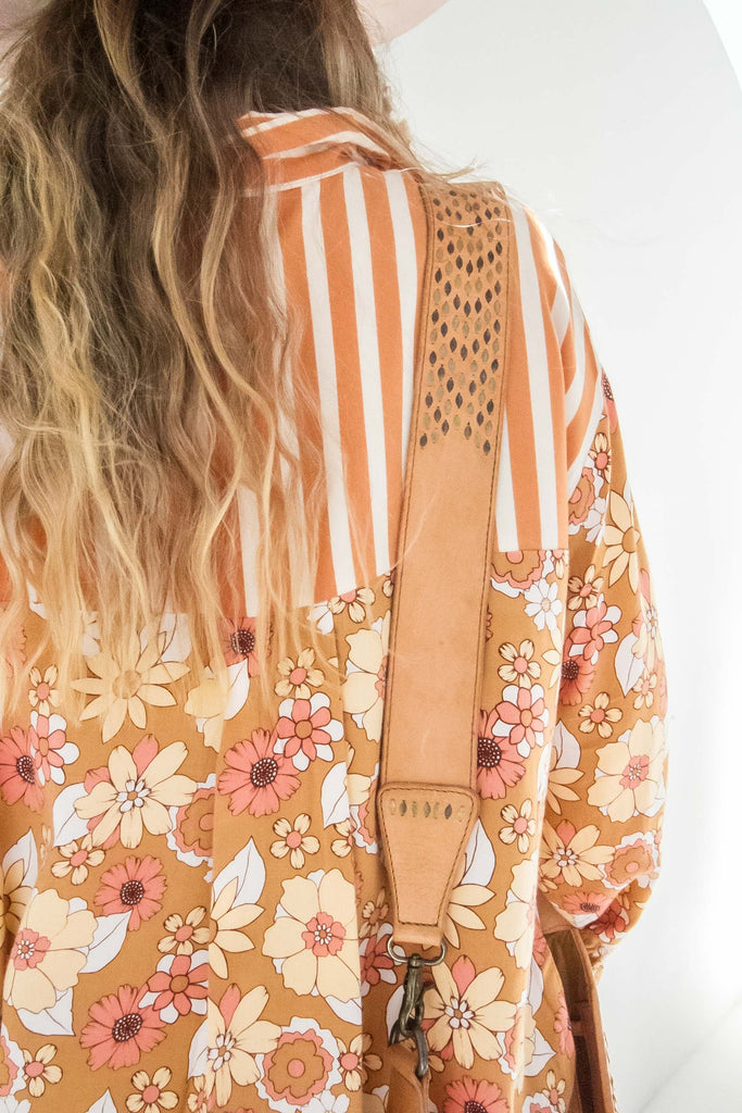 Mahiya Leather Bags Gia Fringed Bag - Tan