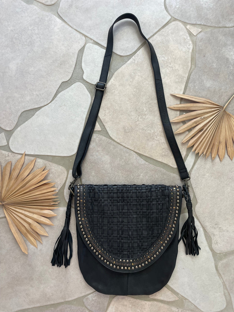 Mahiya Leather Bags Black Palma Bag Black