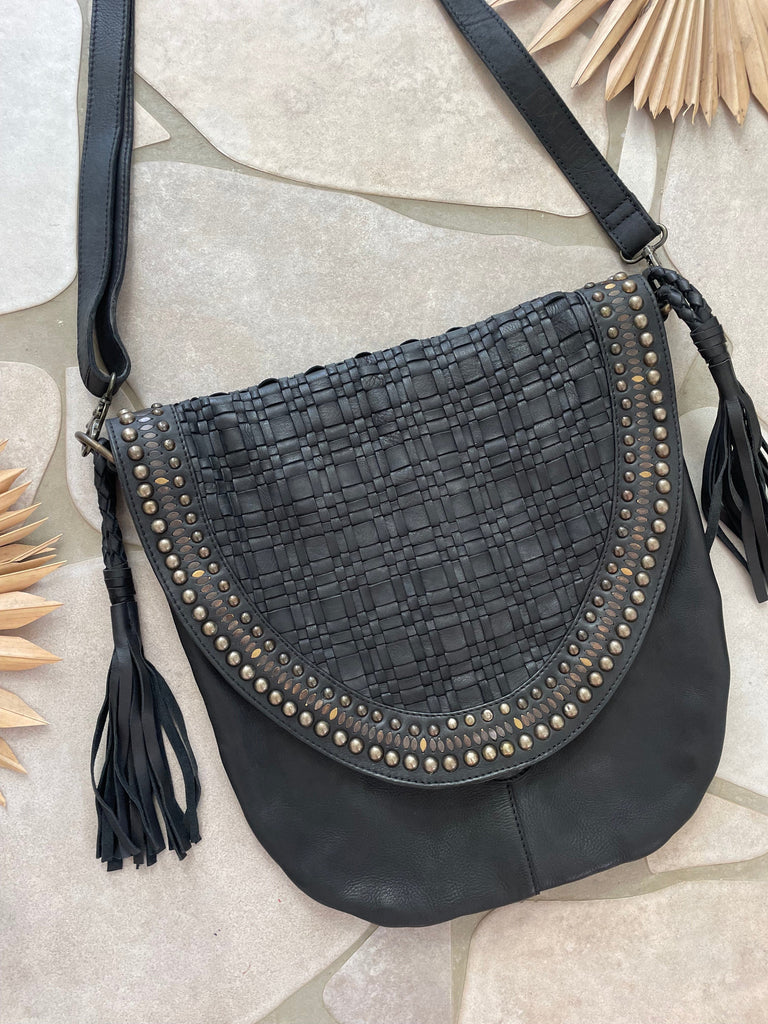 Mahiya Leather Bags Black Palma Bag Black