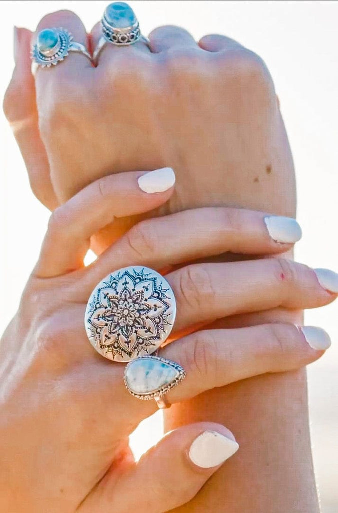 Mahiya Jewellery Mandala Statement Ring