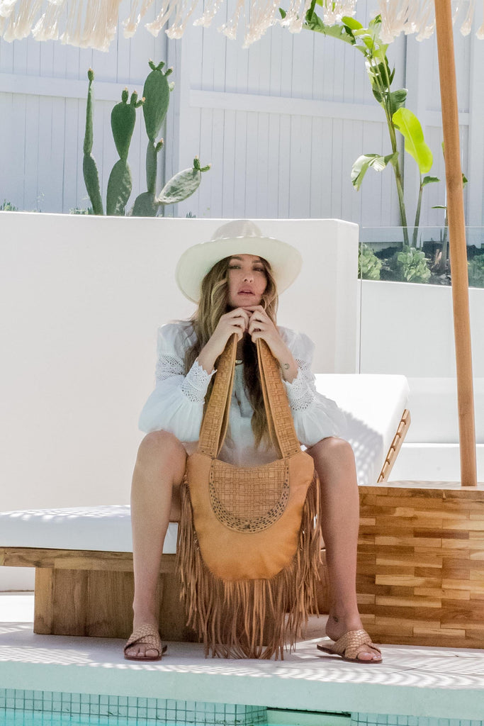 Mahiya Leather Bags Tan Valetta bag Tan