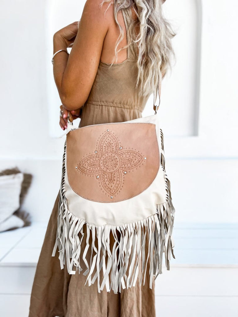 Mahiya SALE Sienna Boho Bag - Cream