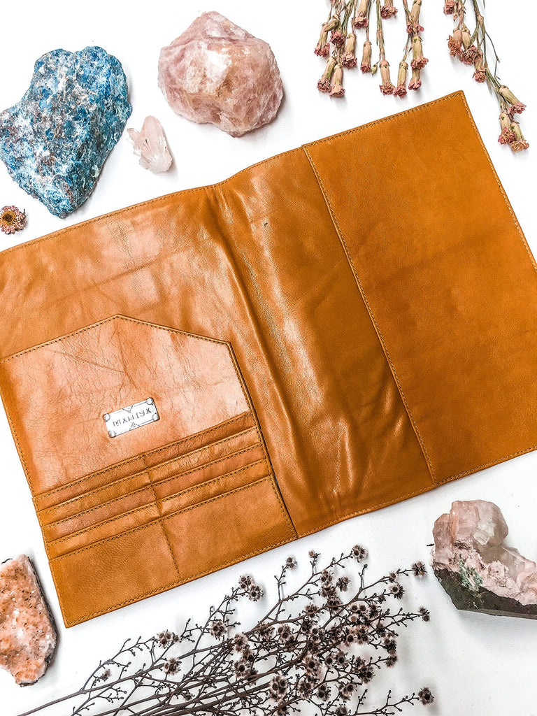 Mahiya Accessories Inspired Leather Notebook Cover