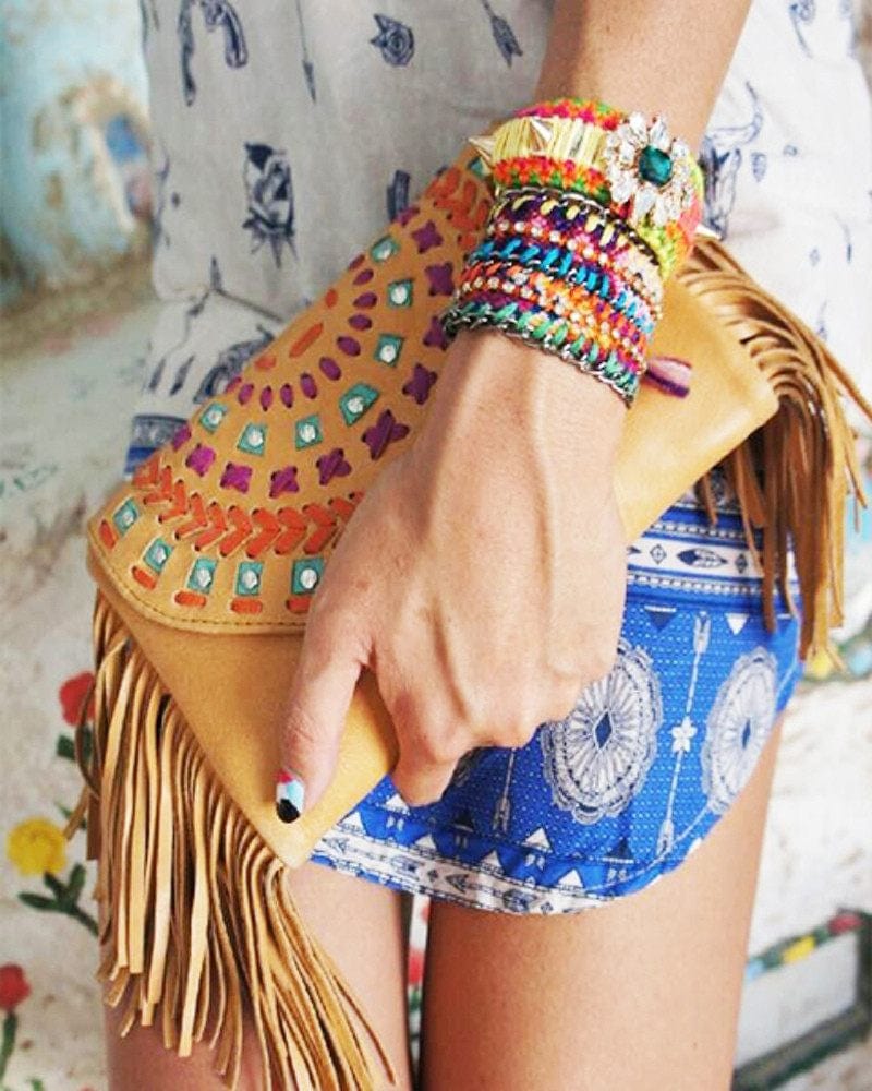 Mahiya Wallets & Clutches Sacred Leather Clutch