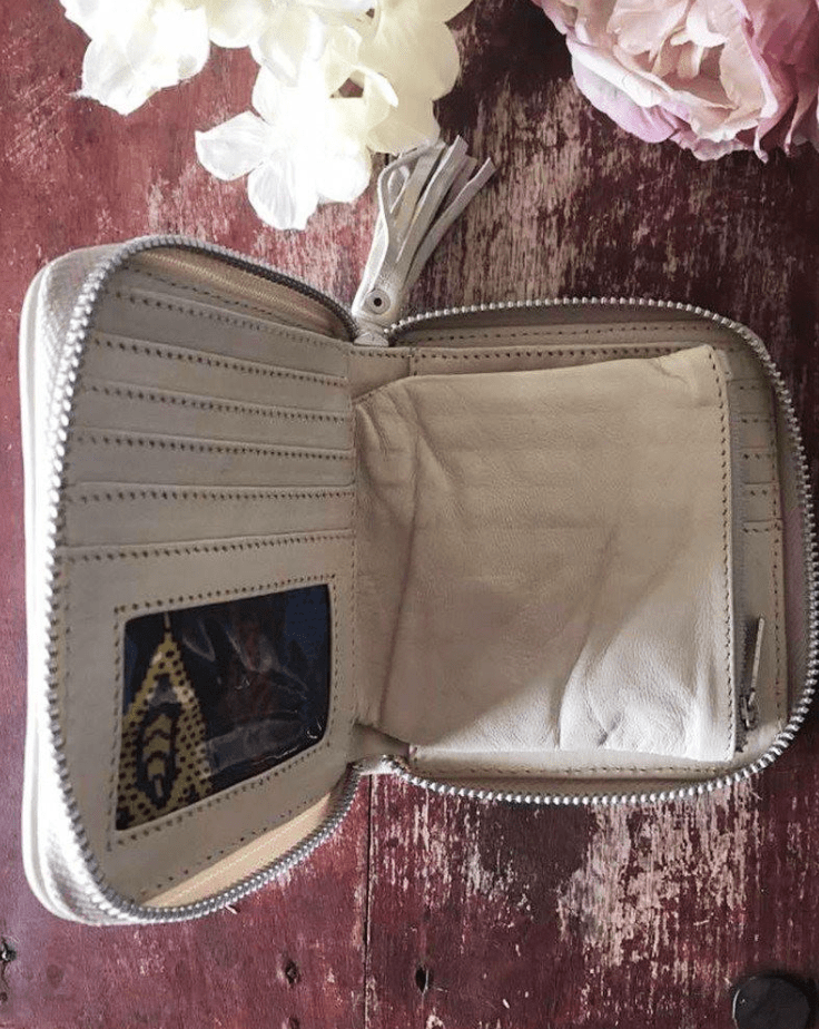 Mahiya Leather Bags Savanna Bag  & Zara Purse - Cream