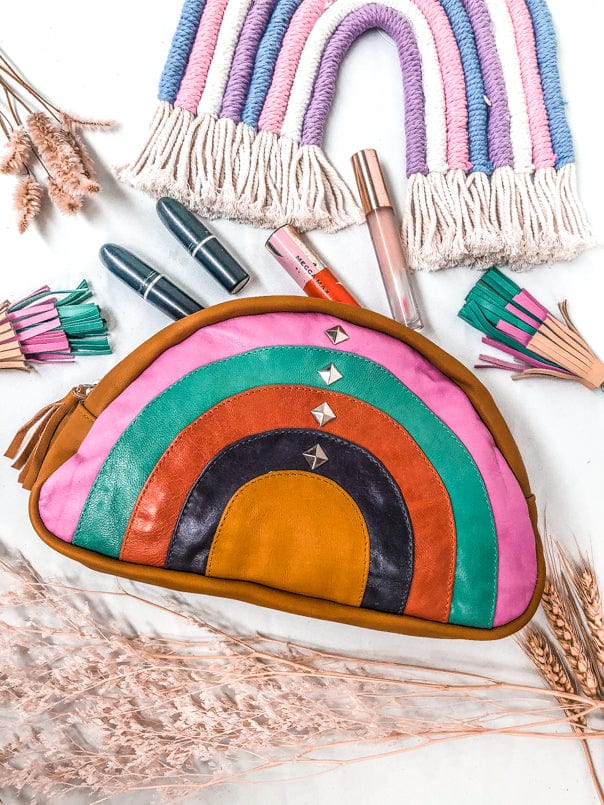Mahiya Accessories Summer (with Pink) Sweet Rainbows Makeup Bag