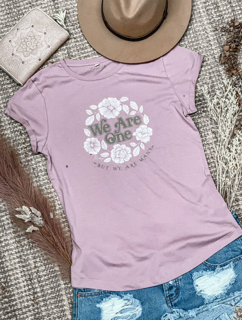 Mahiya Clothing We Are One Organic Tee - Dusky Pink