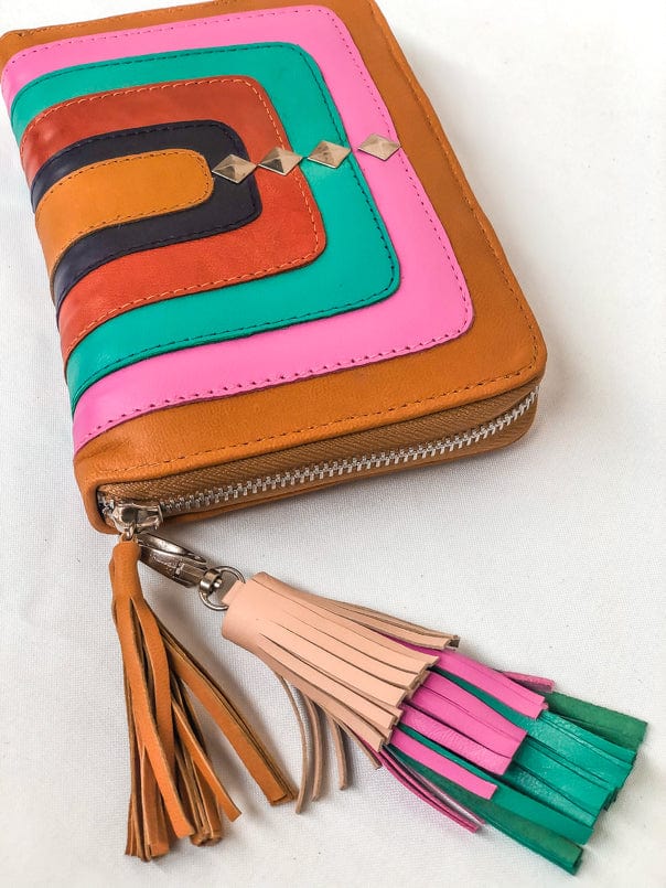Mahiya Accessories Tassel Rainbow Key Ring/ Bag Tassel