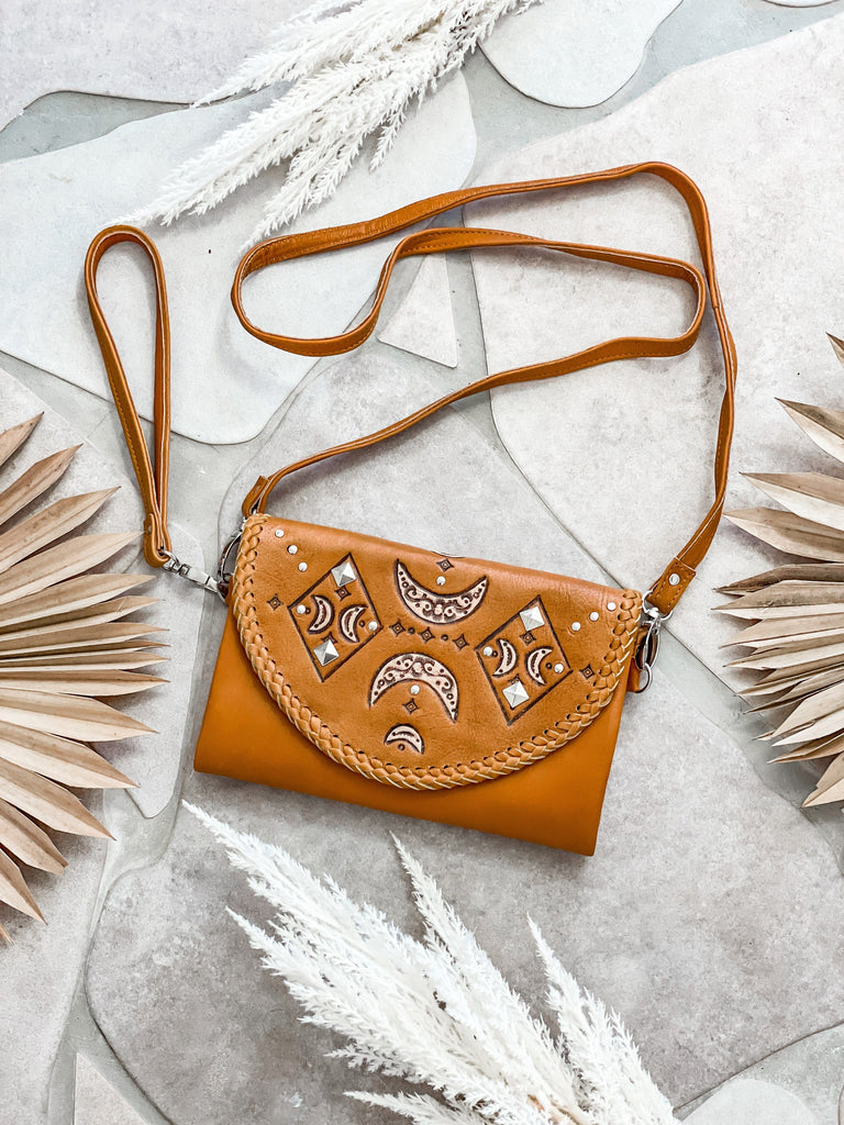 Mahiya Wallets & Clutches Crescent Moon Purse Bag