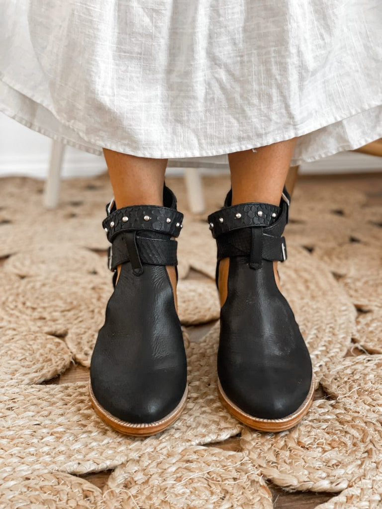 Mahiya Footwear Dreamer Leather Boots - Limited Edition Black