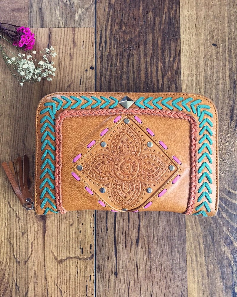 Mahiya Wallets & Clutches Gypset Wallet - Tan