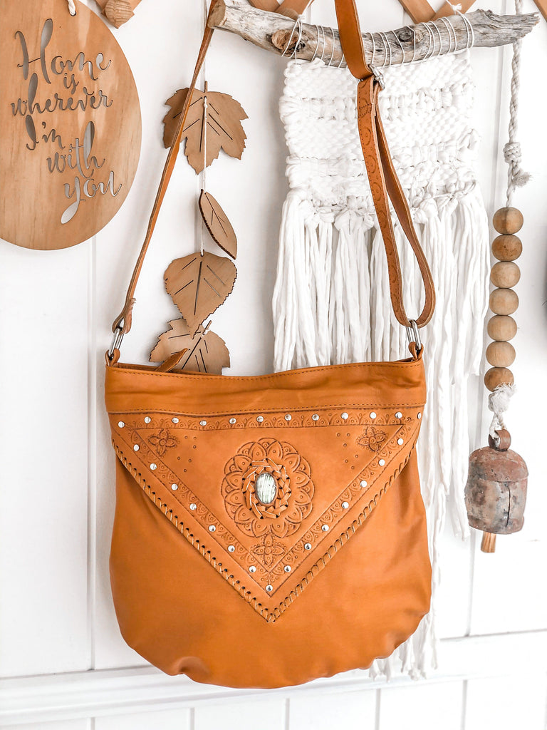 Mahiya Leather Bags Harlow Bag - (Fringe Free)