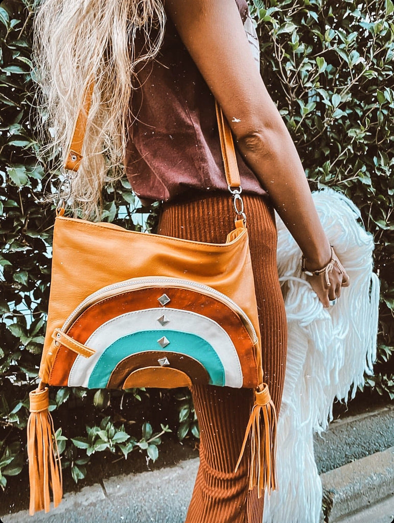 Mahiya Leather Bags Earth (neutral) Chasing Rainbows Leather Bag