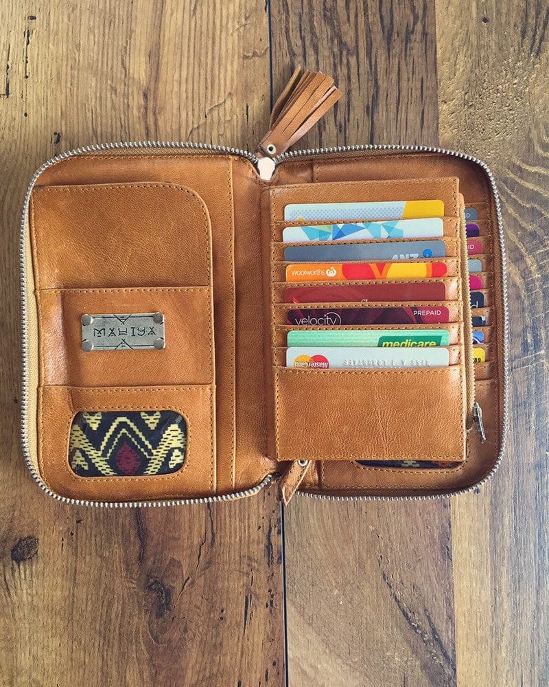 Mahiya Wallets & Clutches Gypset Wallet - Tan