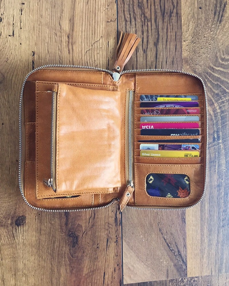 Mahiya Wallets & Clutches Gypset Wallet - Tan