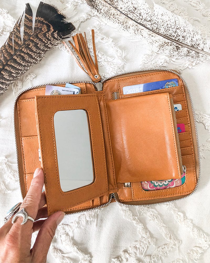 Mahiya Wallets & Clutches Hazel Hand Tooled Purse