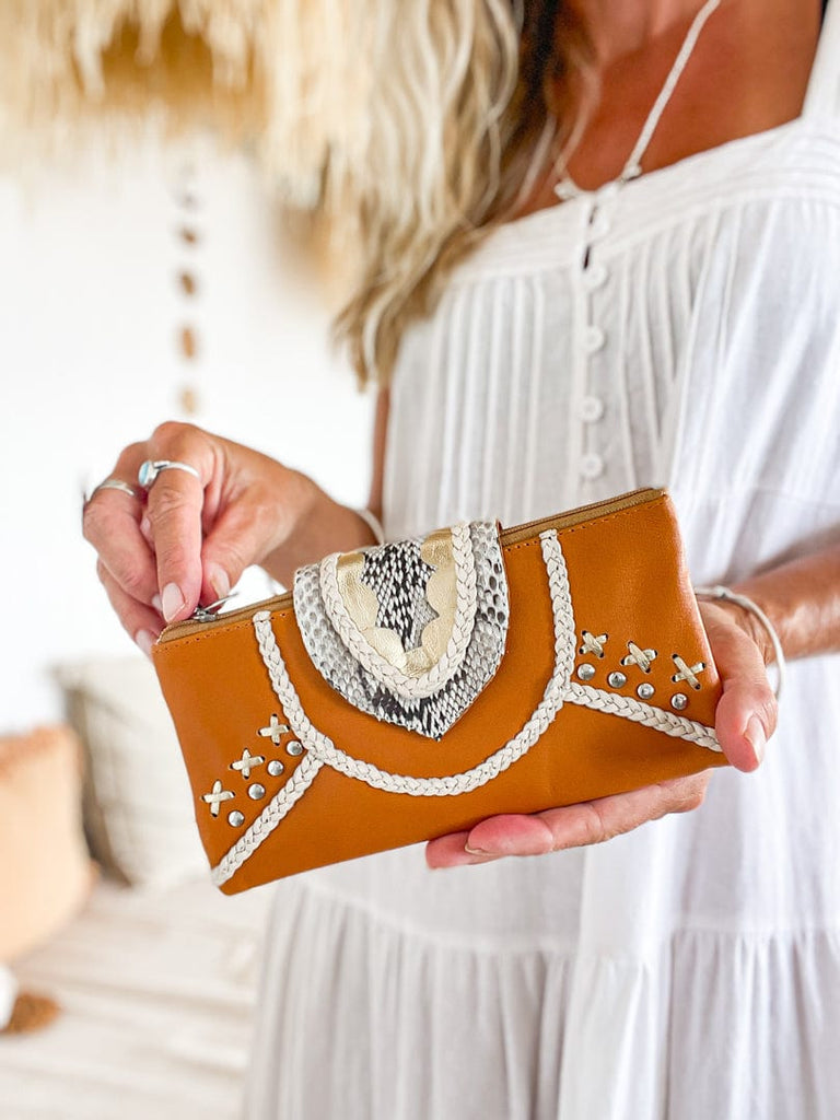 Mahiya Wallets & Clutches Azire Autumn Leather Wallet