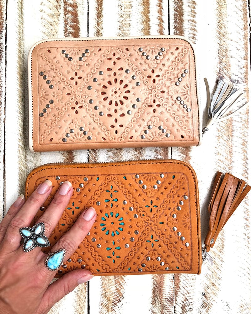 Mahiya WS Wallets WS Rocco Wallet - Tan and Cream