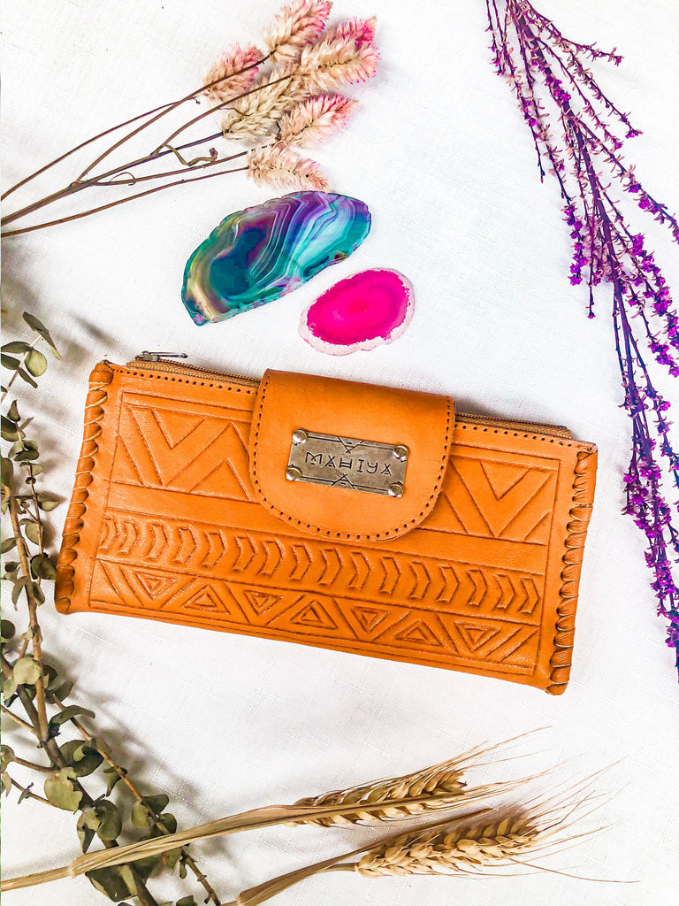Mahiya Wallets & Clutches Zambi Wallet - Tan