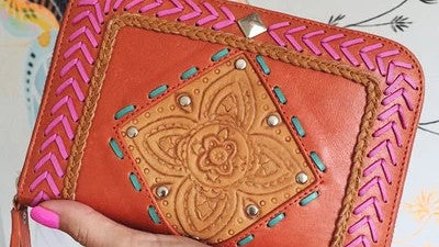 We LOVE Hand Tooled Leather