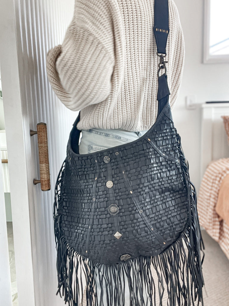 Mahiya Leather Bags Gia Fringed Bag