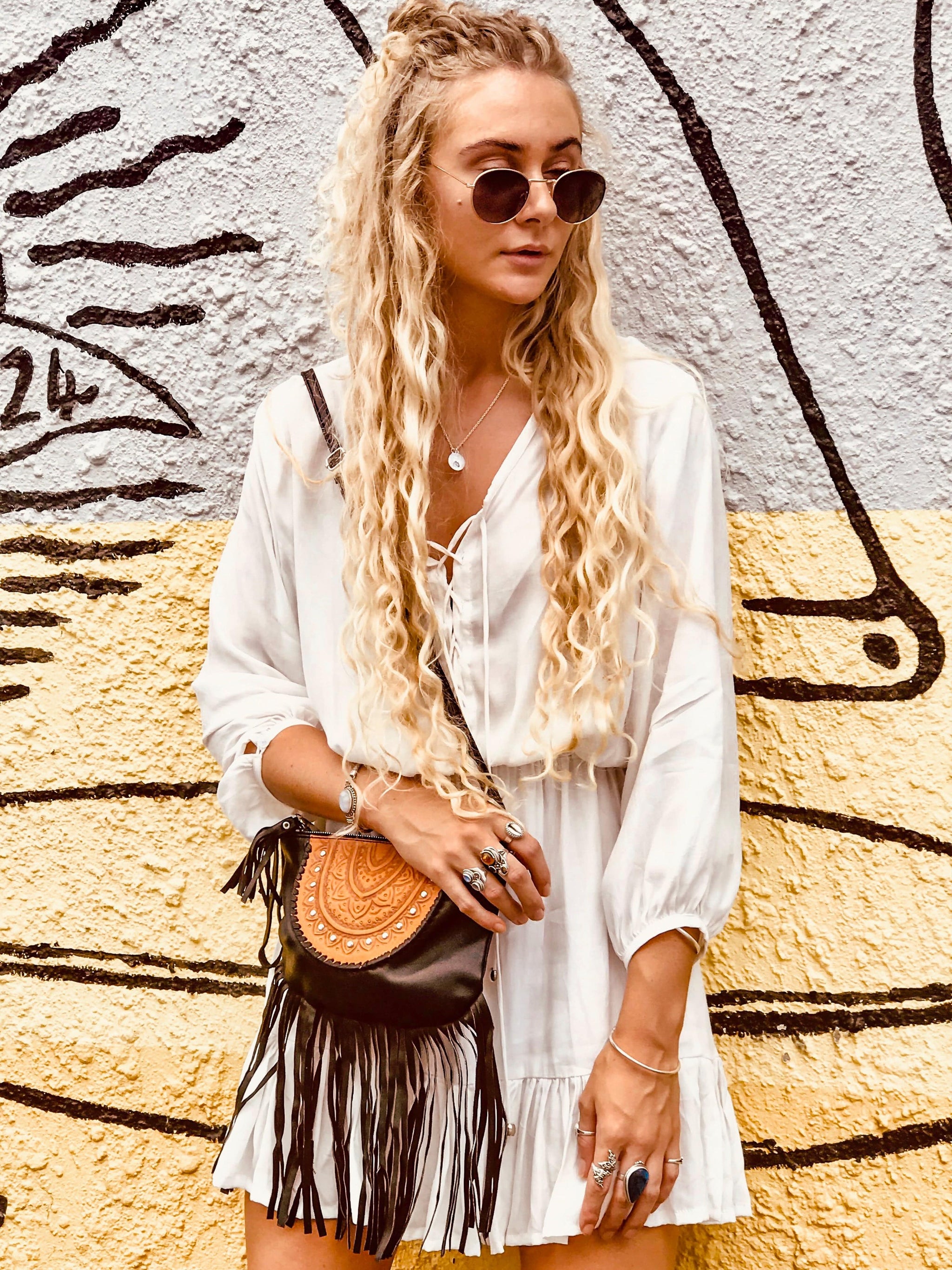 Buy Anti-Theft Boho Clutch Crossbody for USD 60.00  NEW BOHO GENE women\'s mystique clutch main image 1