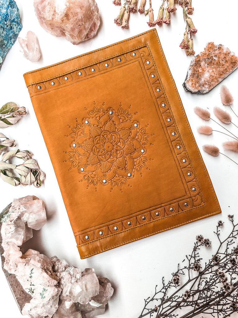 Mahiya Accessories Inspired Leather Notebook Cover