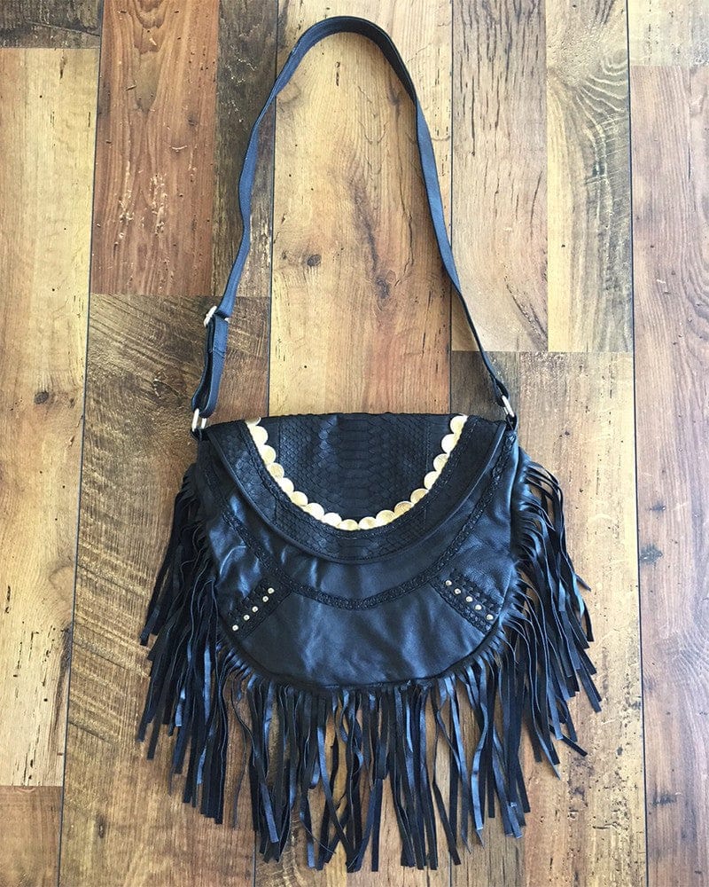 Mahiya Leather Bags Wild Fire Bag - Black