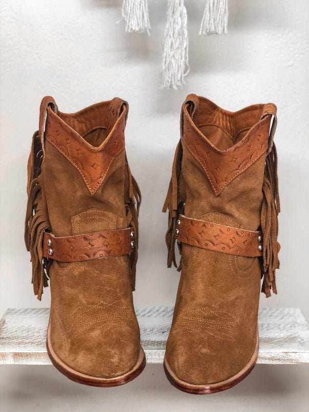 Mahiya Footwear Dixie Vintage Suede Boots