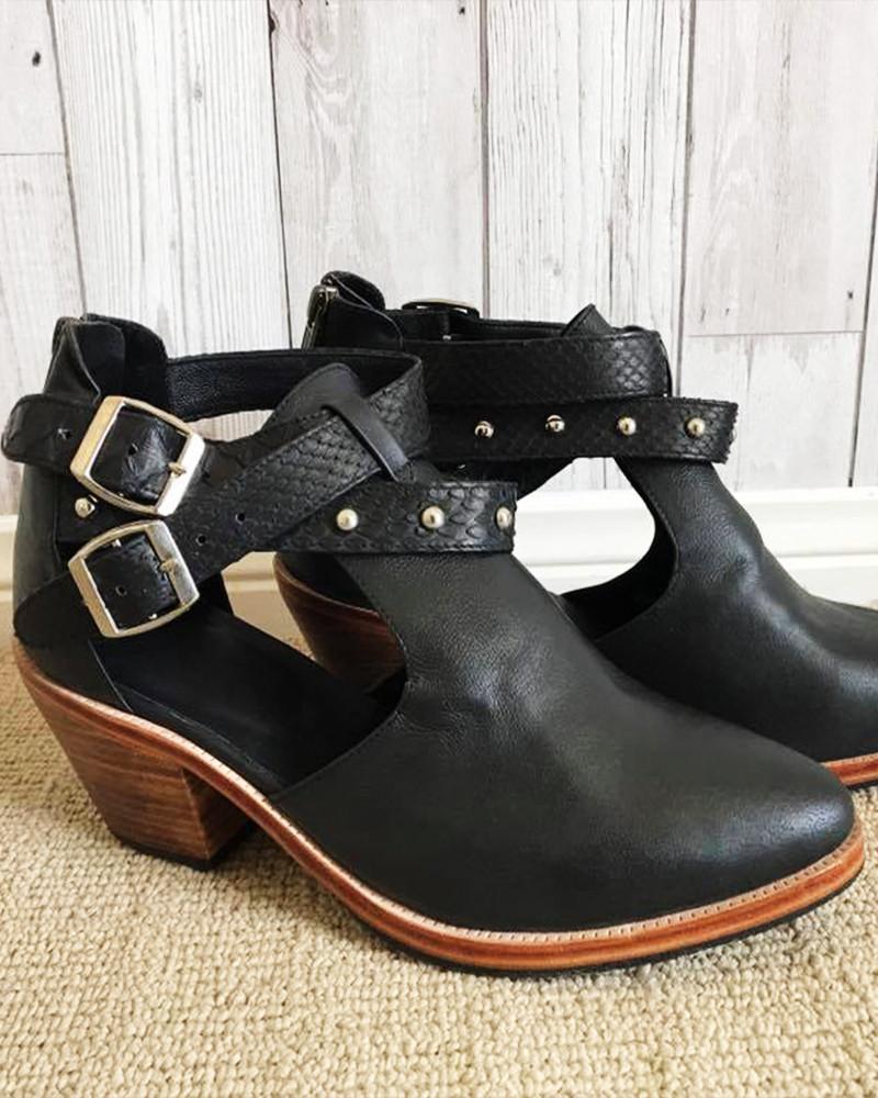 Dreamer Leather Boots | SHOP Mahiya