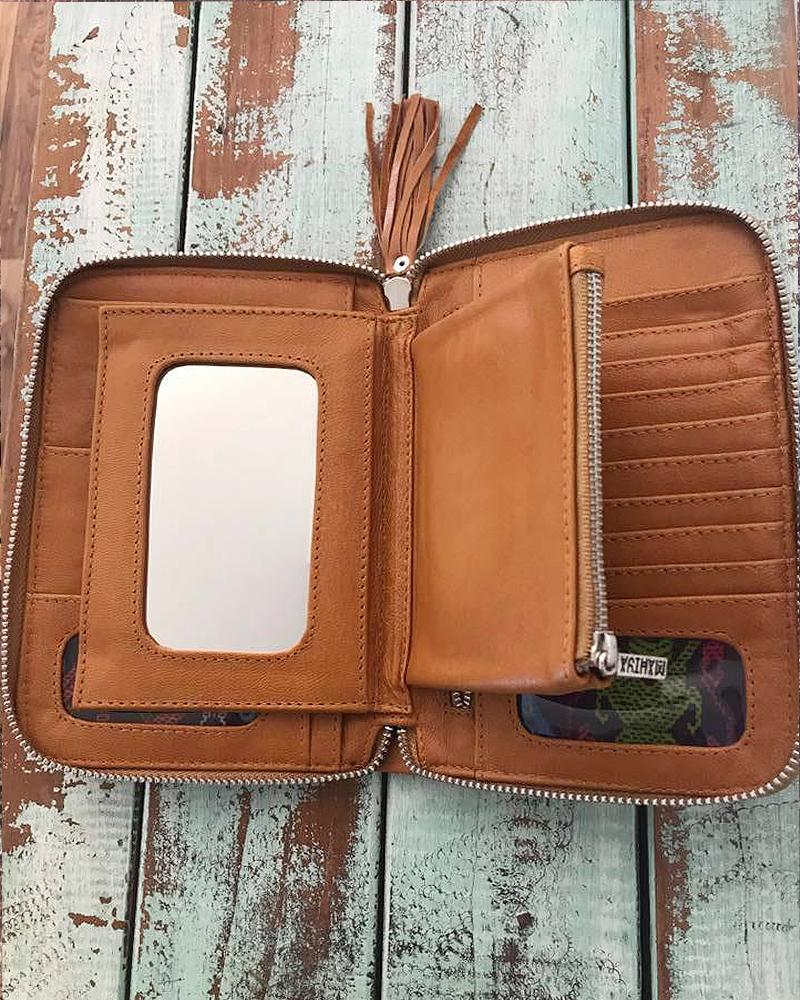 Harper Hand Tooled Wallet | SHOP Mahiya