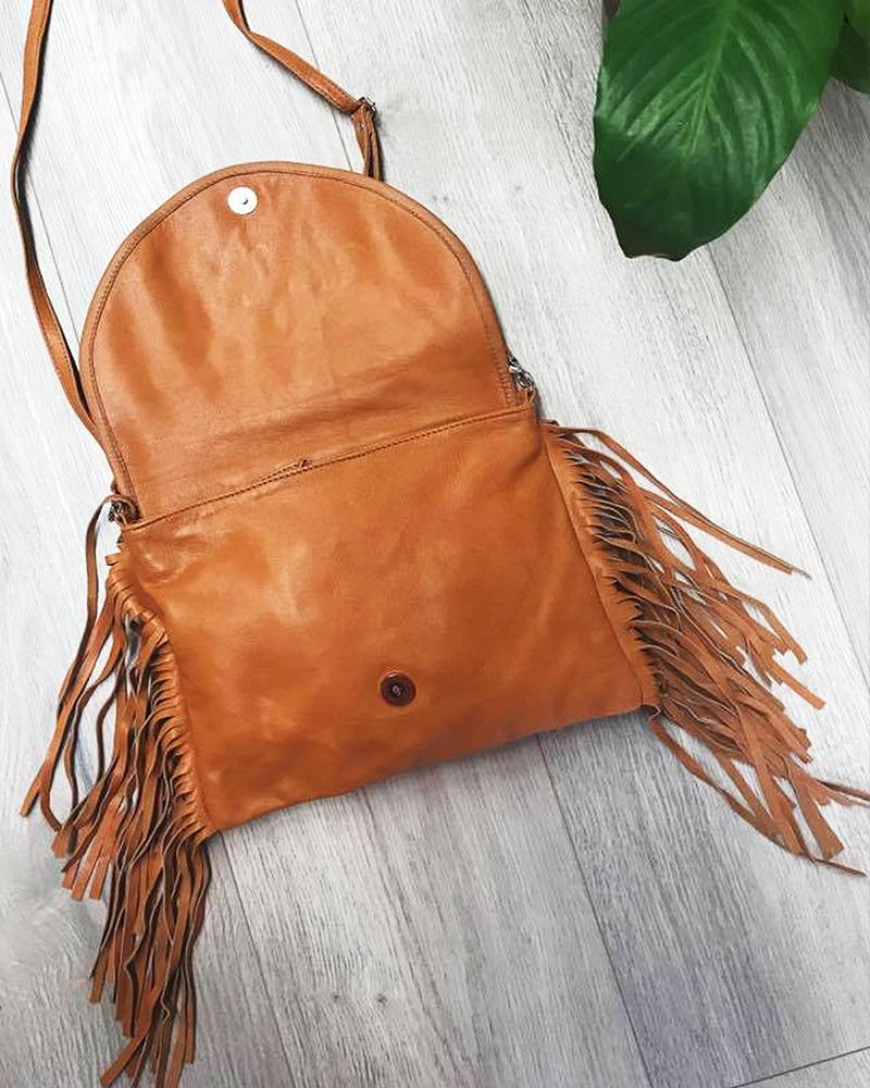 Mahiya Leather Bags My Keeper Leather Bag / Oversized Clutch