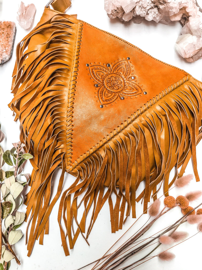 Mahiya Leather Bags Savanna Bag  & Zara Purse -Tan